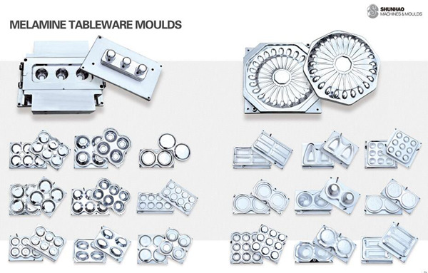 melamine tableware compression moulds