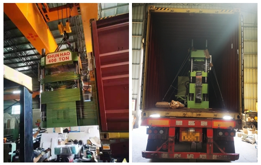 Máquina de compresión de melamina Shunhao de 400 toneladas