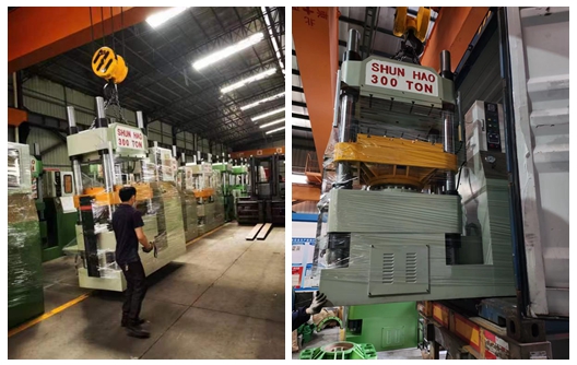 Envío de máquinas de fabricación de artículos de melamina hidráulicas de color personalizado de fábrica Shunhao