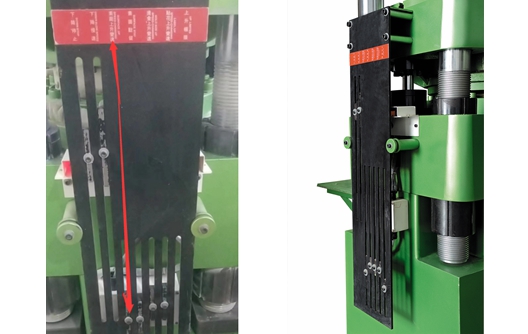 Configuración de parámetros del PLC de la máquina de compresión de melamina SHUNHAO --- El ajuste de distancia del aumento y la desaceleración después de que el molde se cierra
