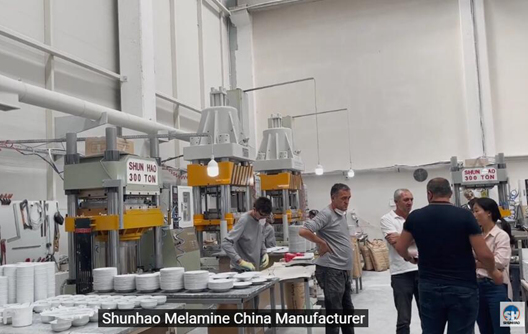 Máquina de moldeo de melamina de 300 toneladas de fábrica Shunhao